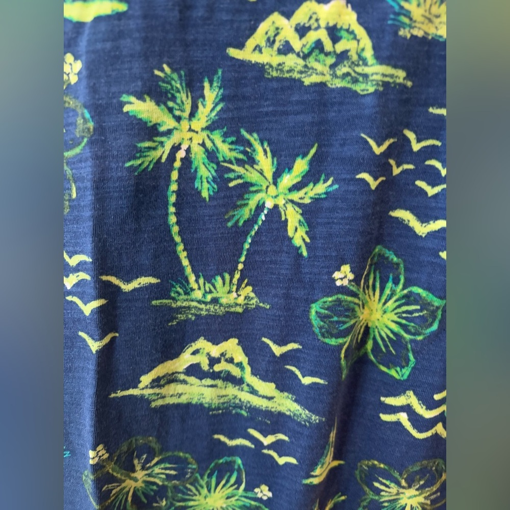 Quacker Factory by Jeanne Bice Size XL Tunic Dress Tropical Vacation QVC pockets - Picture 2 of 6